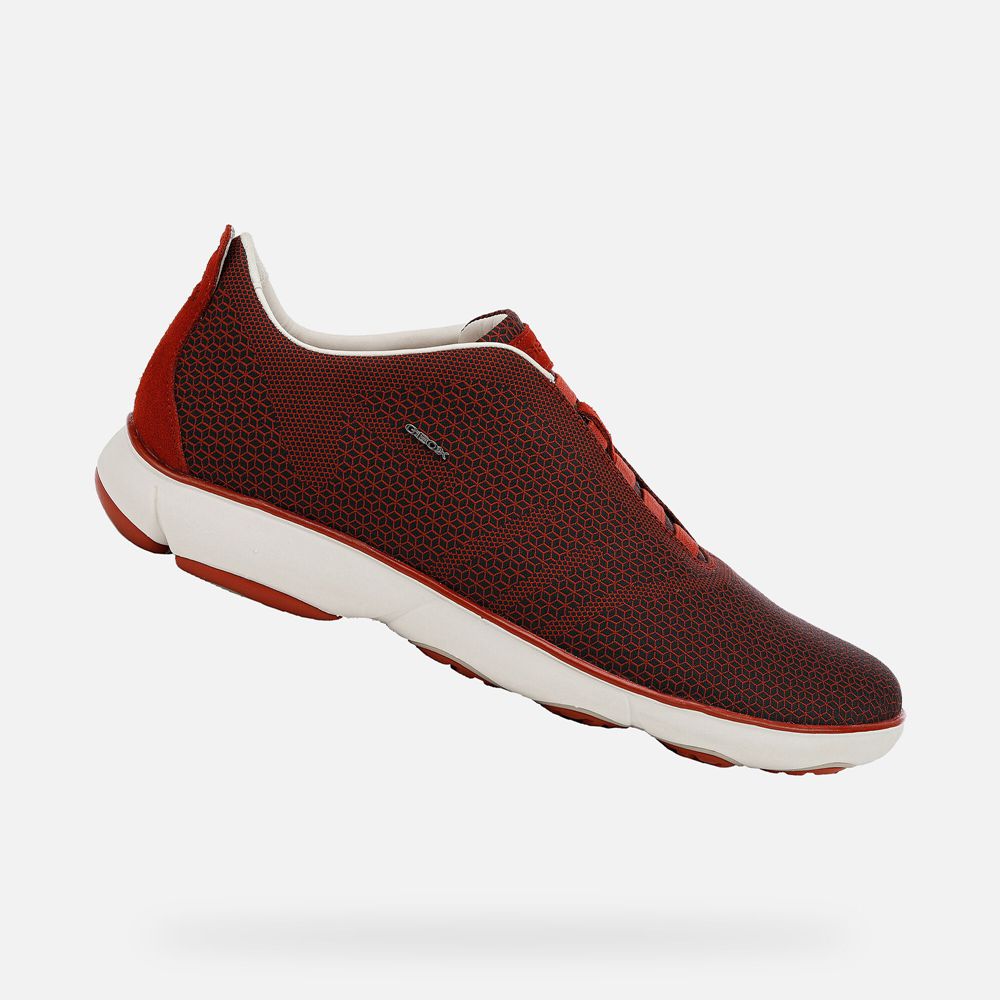 Geox Sneakers Red Nebula - Geox Mens Shoes - MCBQKU609